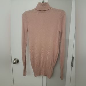 Pre-loved Guess Turtleneck Sweater, Light Pink, XS